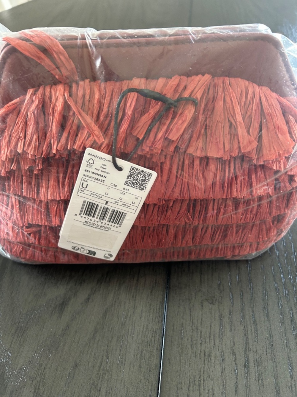 Mango Textured Bag - Picture 3 of 5